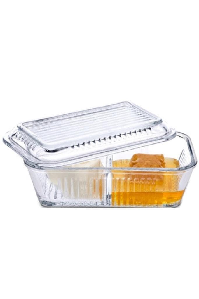 Butter Dish with Glass Divider, Frigo, W17xD10xH5cm, Pasabahçe