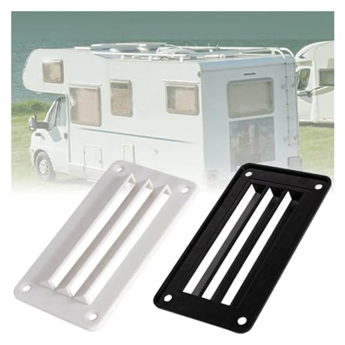 Persienne de ventilation pour bateau et camping-car au design noir discret