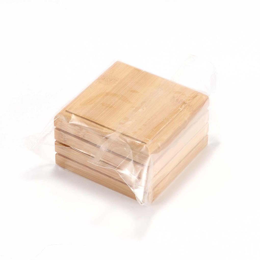 Juego de 10 jaboneras de bambú, resistentes, prácticas, impermeables, duraderas, para bañera, jabonera, plato de ducha, accesorios para hotel