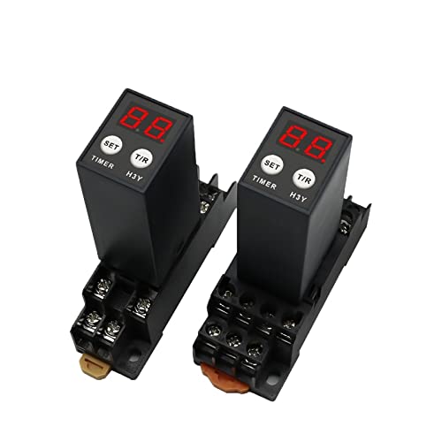 Relais de temps H3Y-2 retardateur 12V pour automatisme d'éclairage de jardin