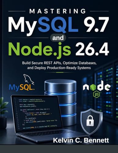 Mastering MySQL 9.7 and Node.js 26.4: Build Secure REST APIs, Optimize Databases, and Deploy Production-Ready Systems (The Complete Developer Series Book 1)