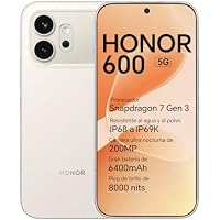 HONOR 600 5G Smartphone, Pantalla AMOLED 6,57" 120Hz, 8+256GB,