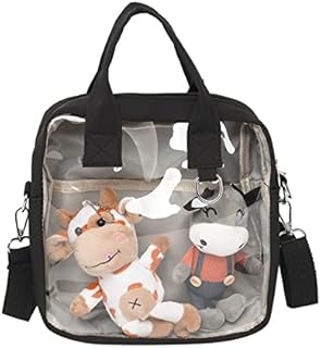 [MORGEN SKY] 痛バッグ 推しバッグ ショルダーバッグ 見せバッグ クリア ポーチ 斜めがけ スモール3WAY 透明 ビニール おたく 推し活 痛バ 小さめBAG02