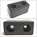 2X Buffers USA Molded Rubber Bumper Dock Buffer 6x3x3 for Chassis/Trailers/Truck/Flatbed/Reefer with Steel Washer (4502-1276)