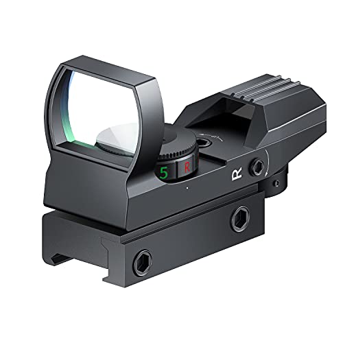 Paike Red Dot Sight Reflex Sights Reticoli a 4 stili con binario da 20 mm