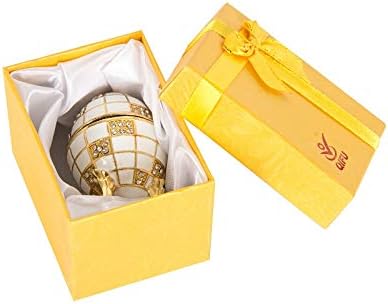 Miniatura 6 de QIFU Pintado a mano estilo huevo de Pascua decorativo esmaltado baratija caja regalo único para la familia