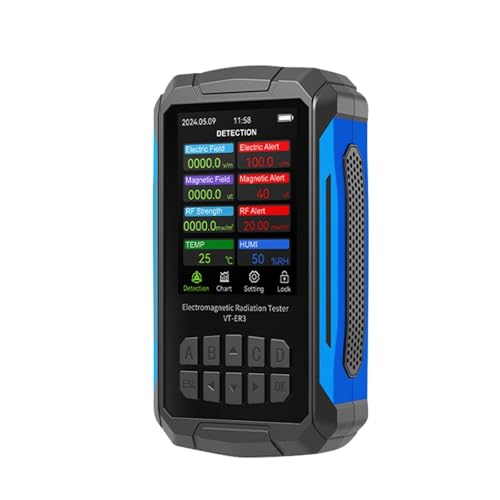 Detector EMF 5 en 1 para medición campo eléctrico y humedad miniatura 1