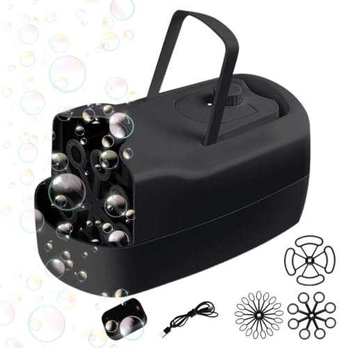 Máquina de burbujas automática pulverizador de espuma portátil para niños