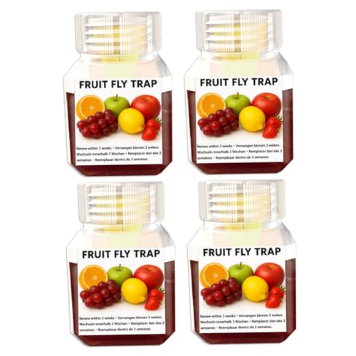 Trampa para moscas de la fruta para eliminar mosquitos molestos de la encimera y despensa 2