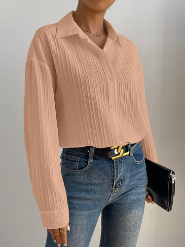 Image of GRECIILOOKS Shirt for Women | Women Shirt | Long Shirt for Women | Shirt Tops for Women | Oversized Shirt for Women