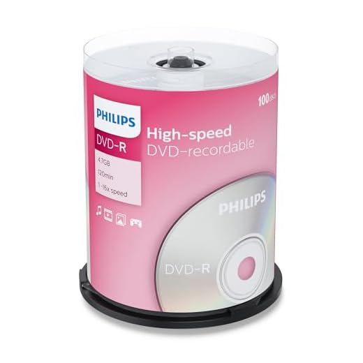 Philips 1x100 DVD-R 4,7GB 16x SP - High Speed