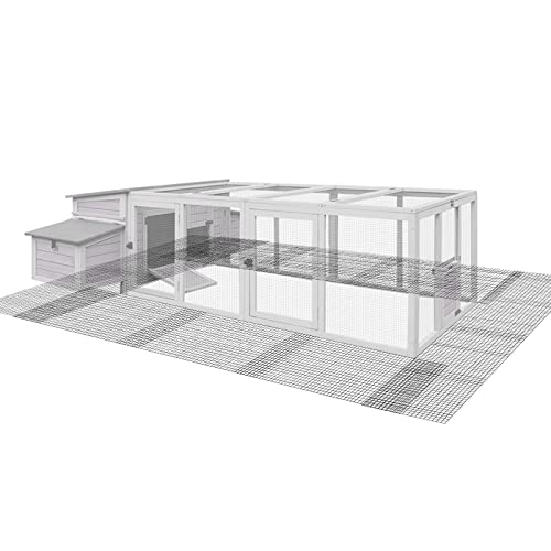 Aivituvin Chicken Wire Netting Chicken Coop Wire Mesh Barrier Animal Fence Total 10 Pieces