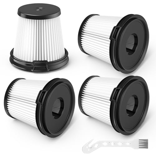 Image of 4 Pack IW3511 BU3521 HEPA Filter Replacement Part For Shark IW3511 IW1111 IW1120 Detect Pro Lightweight Cordless Stick Vacuum Cleaner