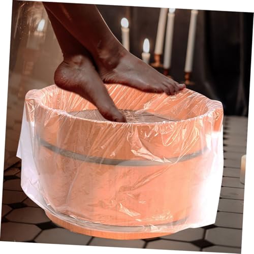 100 piezas bolsas desechables para baño de pies miniatura 6