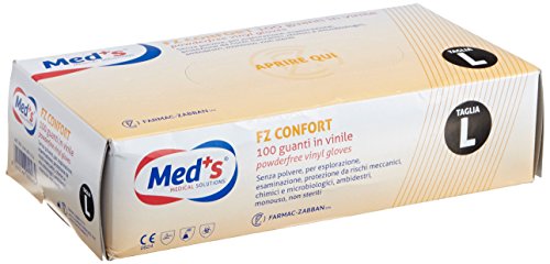 FZ Confort 2901861104 Guanti in Vinile senza