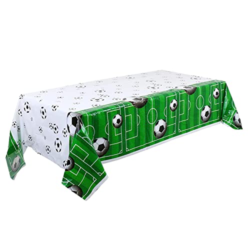 Toalha de Futebol - de mesa com tema de futebol - Suprimentos de festa de aniversário esportivo para