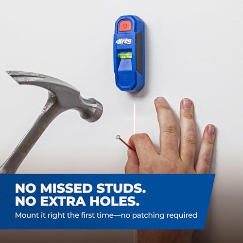 Kreg KMM1000LZ - Kreg Magnetic Stud Finder with Laser-Mark - Stud Finder & Wall Scanner - Magnetic Stud Finder Tool - with Precise Stud Magnet