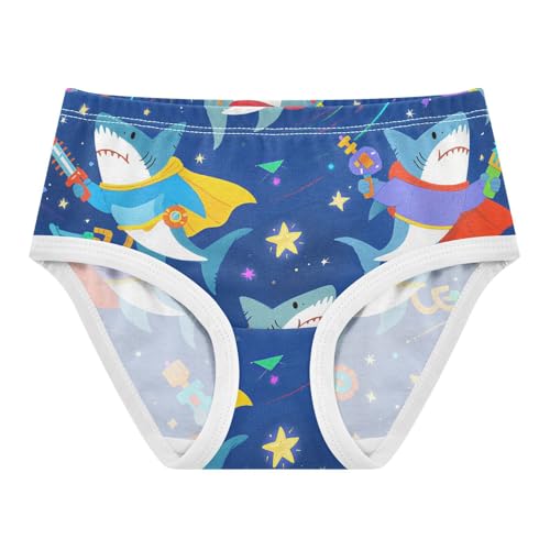 GuoChe Cotton Briefs Stretchy Triangle Panties Breathable Underwear for Baby Girls in Sizes 2T,3T, 4T, 5T, 6Y and 8Y