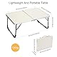 BSDLZCH Foldable Laptop Table Tragbares Frühstückstablett, multifunktionaler Faltbarer Laptoptisch für das Bett, leichtes faltbares passen Bett Couch Sofa Boden, Outdoor Garten Picknick Camping