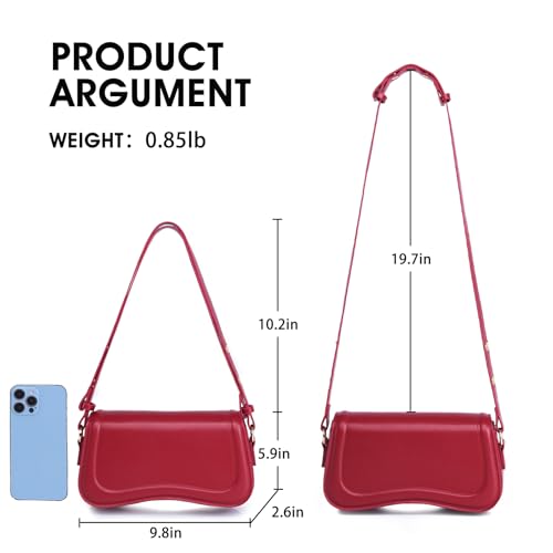 Image of PU Leather Tote Bag for Women with 2 Removable Straps and Zipper Closure