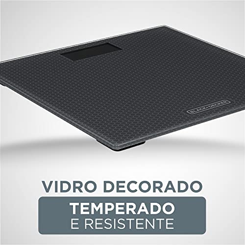 BLACK+DECKER Balança de Banheiro Cinza 110V BK40