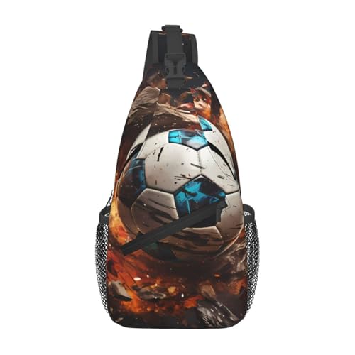 Mochila Unisex tipo Sling con Estampa Firecracker Soccer miniatura 1