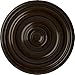 Ekena Millwork CM12KPBZS Kepler Traditional Ceiling Medallion (for Canopies up to 2 5/8"), Hand-Painted Bronze