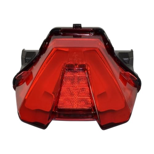 Luz trasera intermitente de moto con freno integrado y señalización LED roja para Yamaha MT-07