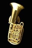 Harmony Jewelry Tuba Pin - 24k Gold Plated