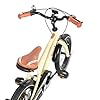 STITCH 14 Inch Kids Bike for 3-5 Ages Girls/Boys, 14" Wheels Bike for Boys With Stabilisers, Bike for 3 year old,Beige #2
