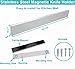 Magnetic Knife Holder for Wall 16 Inch Knife Magnetic Strip Refrigerator Knife Magnet Bar Wall Mount Knife Rack for RV Kitchen Utensil Holder Metal Tool Holder Knife Block for Kitchen Organization