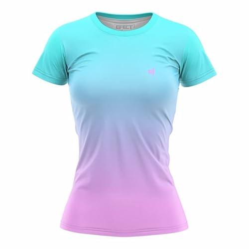 Kit 2 Blusa Feminina Caminhada Fitness Camisa Treino Corrida Academia Gênero:Feminino;Cor:Azul;Taman