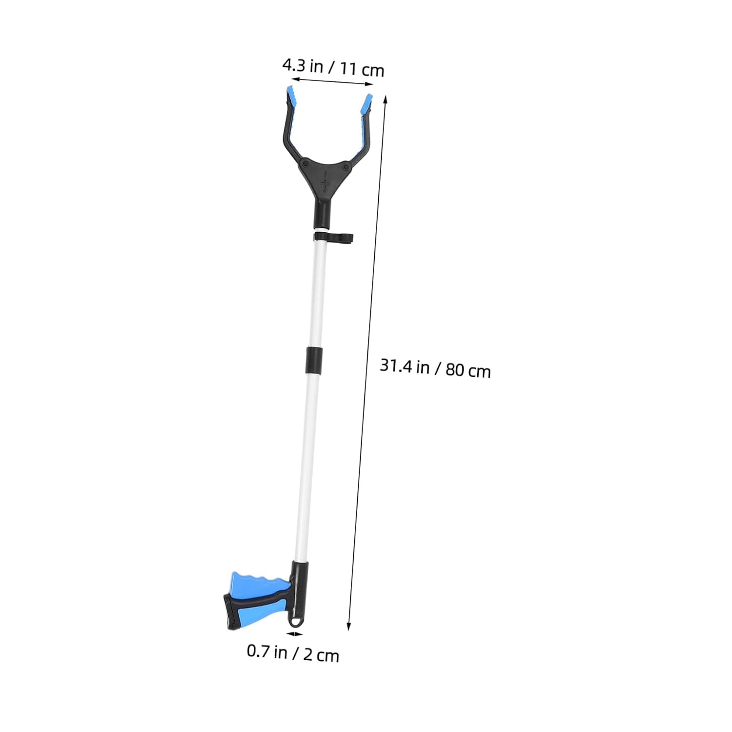 Mobestech Handheld Trash Picker with Enhanced Gripping Clamp Litter Grabber Tool for Easy Waste Collection and Cleanup for Outdoor Use and Trash Pickup Activities