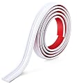 Gaahing Peel and Stick Wall Molding Trim & Chair Rail, Self-Adhesive Panel Moulding, DIY Home Decor on Cabinet Door Mirror Frame, 9.8ft x 1.6in
