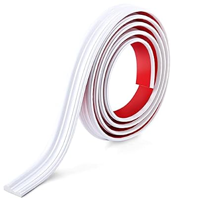 Gaahing Peel and Stick Wall Molding Trim & Chair Rail, Self-Adhesive Panel Moulding, DIY Home Decor on Cabinet Door Mirror Frame, 9.8ft x 1.6in