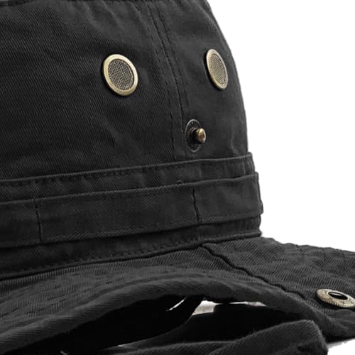 Image of KBETHOS Unisex Washed Cotton Bucket Hat Summer Outdoor Cap