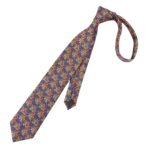 Image of Alizeal Mens 3.15'' Light Color Rustic Tie Handkerchief | with Flower Printed Handkerchief for Wedding Business Daily Wear