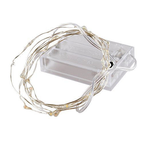 Led Copper Wire String Lights - 7Ft 20Leds Warm White Tqs Lantern Fairy Starry Lights Decoration Battery Operated Indoor Outdoor For Bedroom Garden Patios Porch Wedding Tree Dancing Party Christmas #TOP5