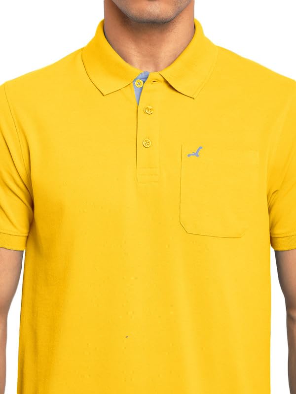 Image of AMERICAN CREW Polo Collar T-Shirt for Men with Pocket