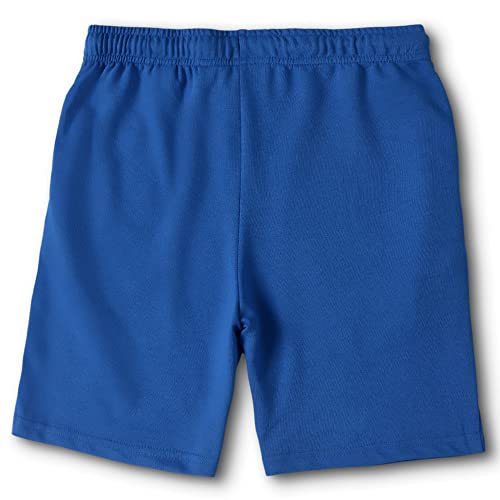 Image of Kidsville Spiderman Printed Regular Fit Blue Ploycotton Boy's Shorts