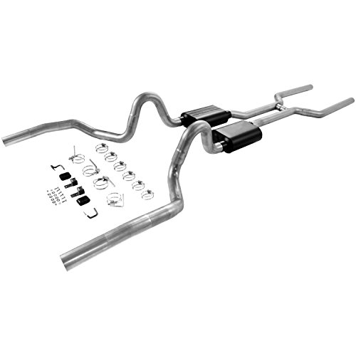 Image of Flowmaster 17200 Header-back System - Dual Rear Exit - American Thunder - Aggressive Sound