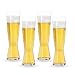 Spiegelau Beer Classics Tall Pilsner Glasses, Set of 4, European-Made Lead-Free Crystal, Modern Beer Glasses, Dishwasher Safe, Professional Quality Pilsner Glass Gift Set, 15 oz
