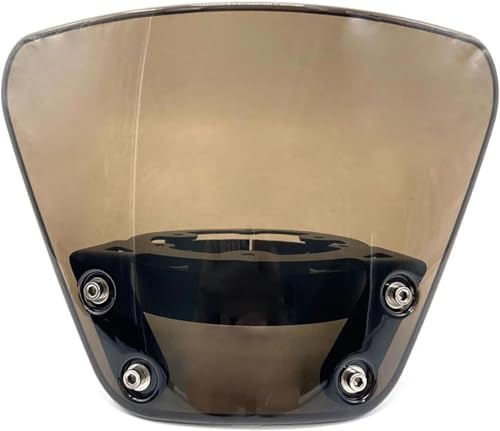 universelle Motorrad-Windschutzscheibe Motorrad-Windschutzscheibe für Husqvarna für Svartoilen 401 für 250 2018–2023(Braun)