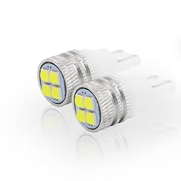 Unifizz 2pcs LED Side Mirror Replacement Bulbs White 4-SMD High Power Bulbs Compatible With 2007-2014 Toyota FJ Cruiser