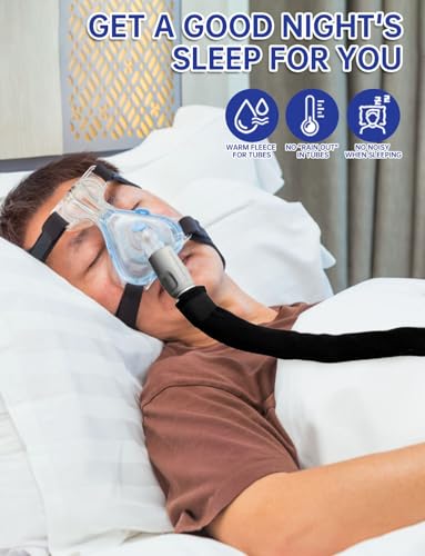 Image of 6.4ft CPAP Hose Cover for Resmed Airsense 11 Heated Tubing, Helps Reduce Condensation & Noise While Sleep, CPAP Insulated Tube Cover, CPAP Hose Wrap with Full Zipper, Airsense 11 Tubing Supplies