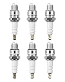 6 Pack Copper Marine Spark Plug Compatible with Mercury Mariner Johnson Evinrude, Replacement for QL77CC 941M BZ7HS10