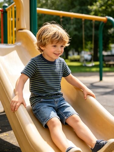 Image of AIWUHE Toddler T Shirts Cotton Summer Tshirts Boys Girls Short Sleeve Tee Tops Casual Graphic Clothes Crew Neck Shirts 2-6Y
