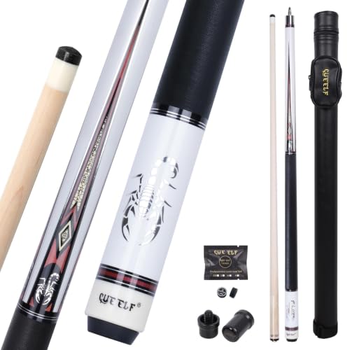 CUEELF Scorpion Pool Cue Pro Taper Low Deflection Shaft 12.5mm Tip