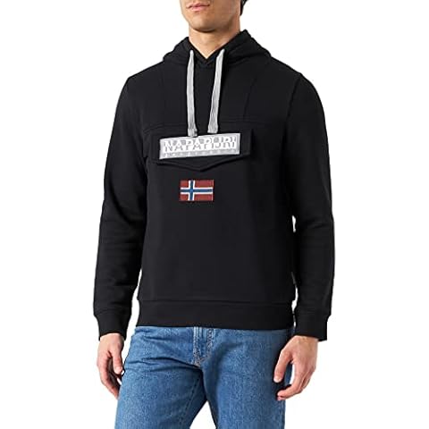 Napapijri Men's Burgee WINT 1 Black Sweatshirt Cover