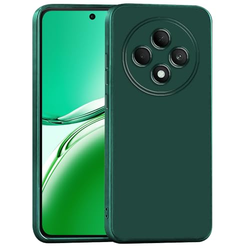Image of Back Cover for Oppo F27 5G | Full Camera Protection | Premium Liquid Silicon Case | Flexible Bumper Case for Oppo F27 5G (Green)